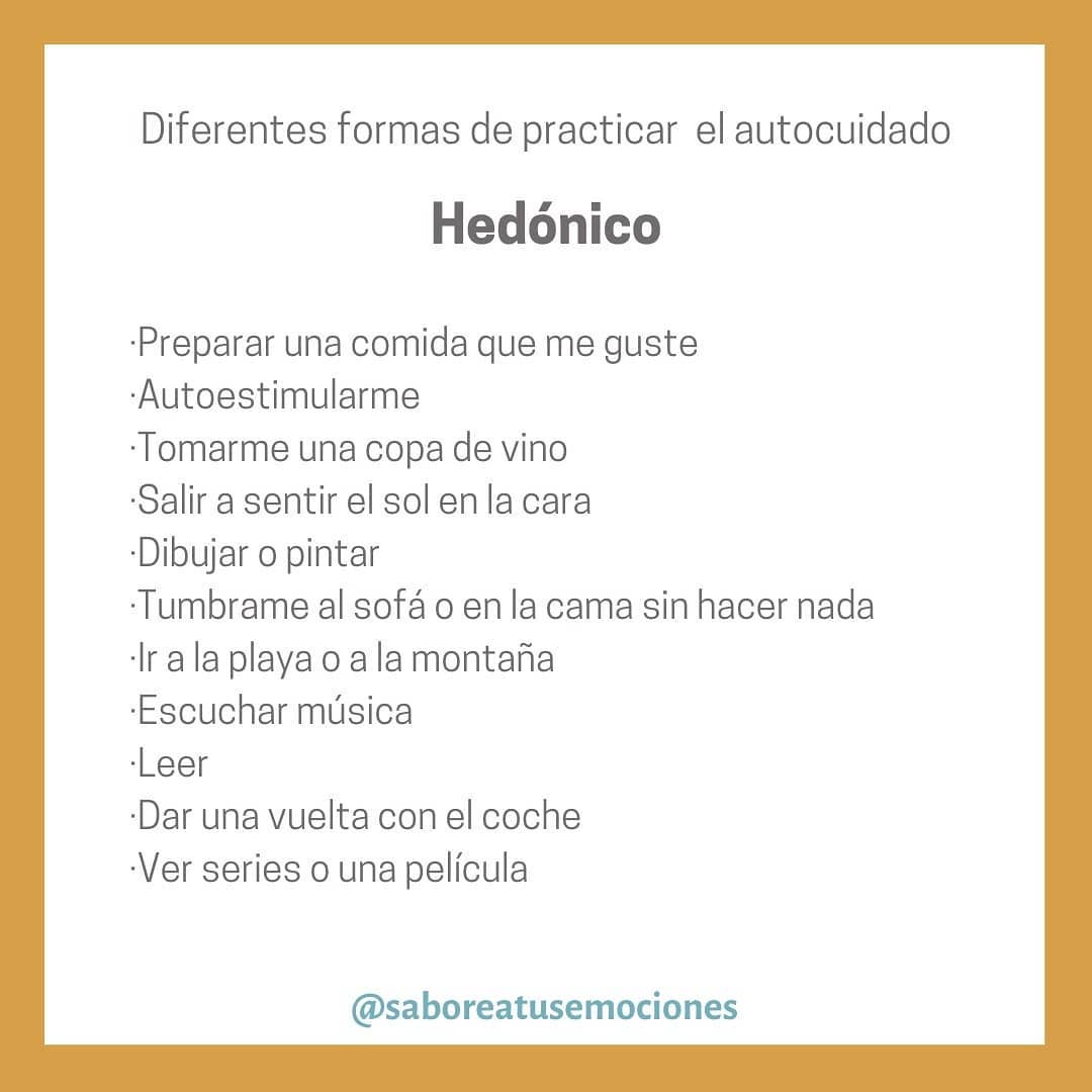 Autocuidado Hedónico