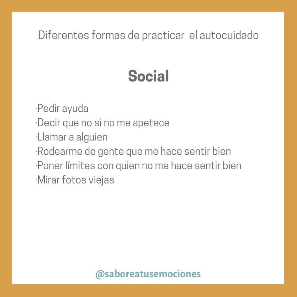 Autocuidado Social