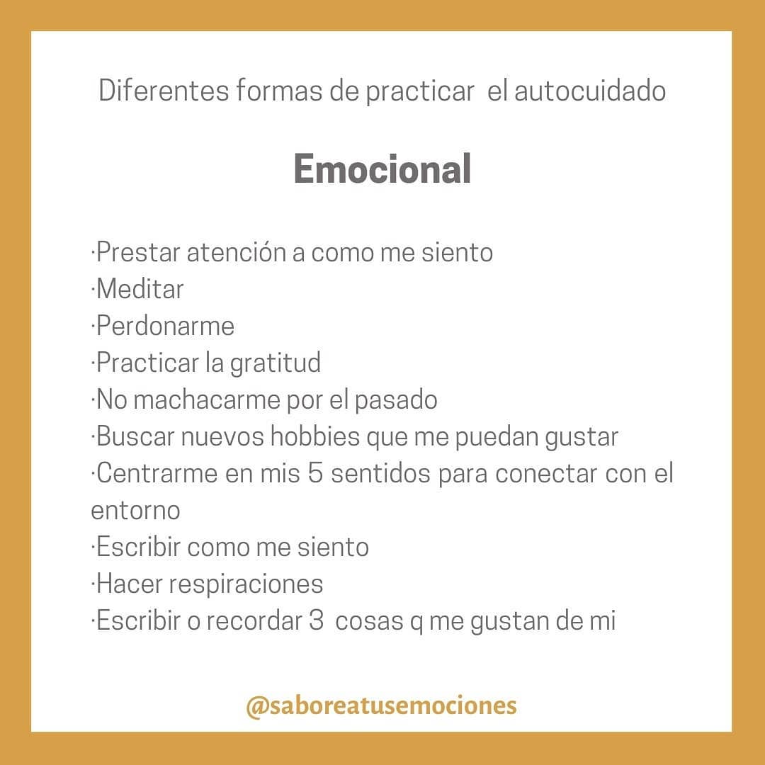 Autocuidado Emocional